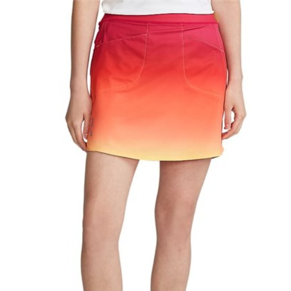 NWT RLX Ralph Lauren Women's Aim Skort Performance Skirt Ombre